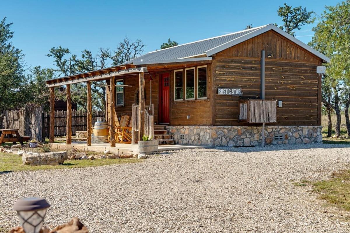 Rockin' R - Rustic Star Cabin Fredericksburg Ngoại thất bức ảnh
